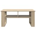 vidaXL Konferenčný stolík Sonoma dub 96 x 54 x 44 cm Kompozitné drevo