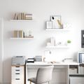vidaXL Plávajúce nástenné police 4 ks, biele 80x23,5x3,8 cm, MDF
