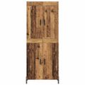 vidaXL Highboard 2 ks Staré drevo 69,5 x 34 x 180 cm Kompozitné drevo