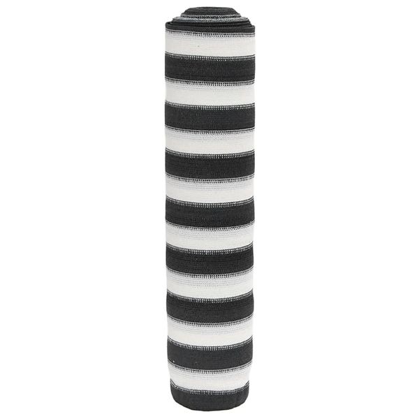 vidaXL Tieniaca sieť antracitovo-biela 1x50 m HDPE 75 g/m²