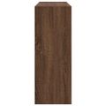 vidaXL Stojany na topánky 2 ks stohovateľné hnedý dub 89,5x30x40 cm