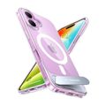 Torras Pstand Series Case for iPhone 16 (Transparent)