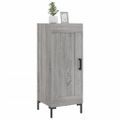 vidaXL Komoda sivý dub sonoma 34,5x34x90 cm spracované drevo