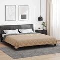 vidaXL Prikrývka na celý rok Antracitová a taupe 220 x 240 cm