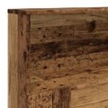 vidaXL Skrinka na čelo postele staré drevo 180x19x103,5 cm komp. drevo