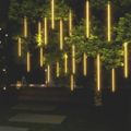vidaXL Svetlá meteor 20 ks 50cm teplé biele 720 LED vnútorné vonkajšie