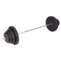 vidaXL Súprava závaží a tyčí barbell a dumbbell, 120 kg