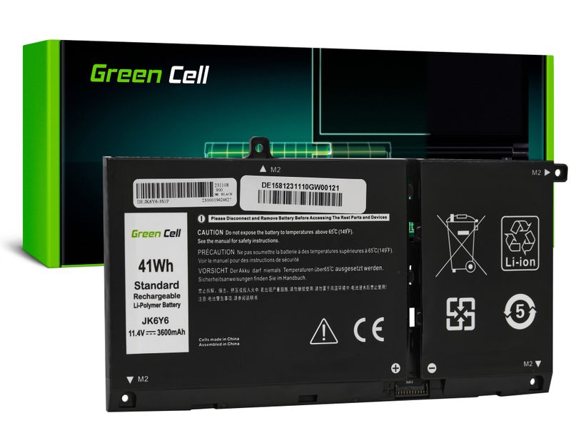 DE158 Green Cell batéria YRDD6 1VX1H pre Dell Latitude 3510 Inspiron 5501 5301 5505 5401 5402 5502