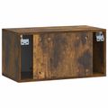 vidaXL Nástenná TV skrinka Nástenný Dymový dub 59,5 x 31 x 30 cm