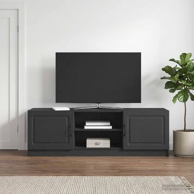 vidaXL TV skrinka Čierna 150 x 31 x 47 cm Kompozitné drevo