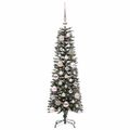 vidaXL Umelý vianočný stromček Zelená 120 cm PVC, plast a oceľ