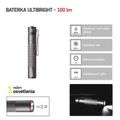 CREE LED kovové svietidlo Ultibright 50, 100lm, 1xAAA