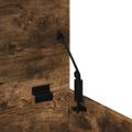 vidaXL Úložný box dymový dub 90x35x35 cm spracované drevo