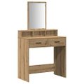 vidaXL Toaletný stolík Remeselný dub 79 x 41 x 140 cm Kompozitné drevo