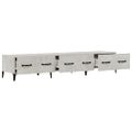 vidaXL TV stolík betónovo sivý 150x34,5x30 cm spracované drevo