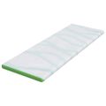 vidaXL Matracová podložka Biela a zelená 80 x 200 cm Jacquardová látka