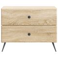 vidaXL Nočný stolík Dub sonoma 62 x 34,5 x 47,5 cm Kompozitné drevo