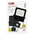 LED reflektor VISIO s pohybovým čidlom, 30 W, neutrálna biela, čierný
