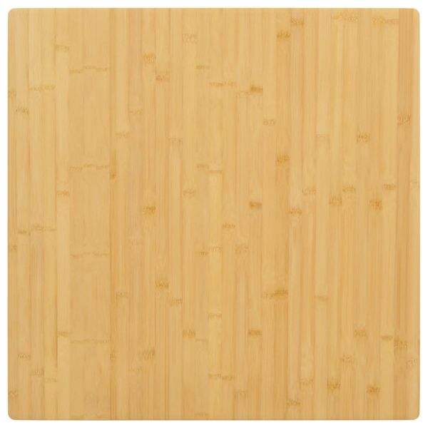 vidaXL Stolová doska 80x80x4 cm bambus