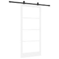 vidaXL Posuvné dvere ORKDAL 93 x 202 cm Biela a čierna
