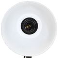 vidaXL Stolová lampa 25 W biela 18x18x60 cm E27