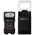 Wuben X3 BLACK svietidlo 700 lm, hliníkový nabíjací box, čierna