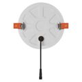LED panel VIXXO 155mm, kruhový vstavaný biely, 13,5W neutr. b., IP65