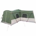 vidaXL Stan pre 16 osôb so strechou Zelená 680 x 510 x 210 cm