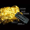 LED CURTAIN (100 LED LAMPS) 3Mx1M WARM WHITE