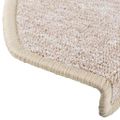 vidaXL Schodové rohože 30 ks 65x24x4 cm taupe polkruhové veľké