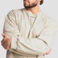 Mikina Aura Jumper Grey - GymBeam, veľkosť M, 95 % cotton, 5 % elastane