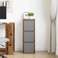 vidaXL Servírovacia skriňa so zásuvkou Staré drevo 30,5 x 27 x 84,5 cm
