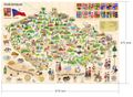 Puzzle - Mapa Českej republiky 160 ks