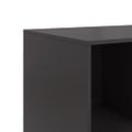 vidaXL Komoda čierna 99x39x73 cm oceľ
