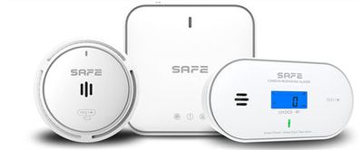Detektor plynu SAFE SET FIRE & CO set 3ks