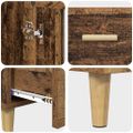 vidaXL Highboard Staré drevo 70 x 31 x 115 cm Kompozitné drevo