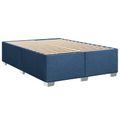vidaXL Posteľ boxspring s matracom Modrá 140 x 200 cm Látka
