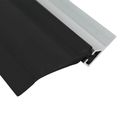 vidaXL Tesnenie garážových dverí Čierna 52 x 2 mm 5 m PVC