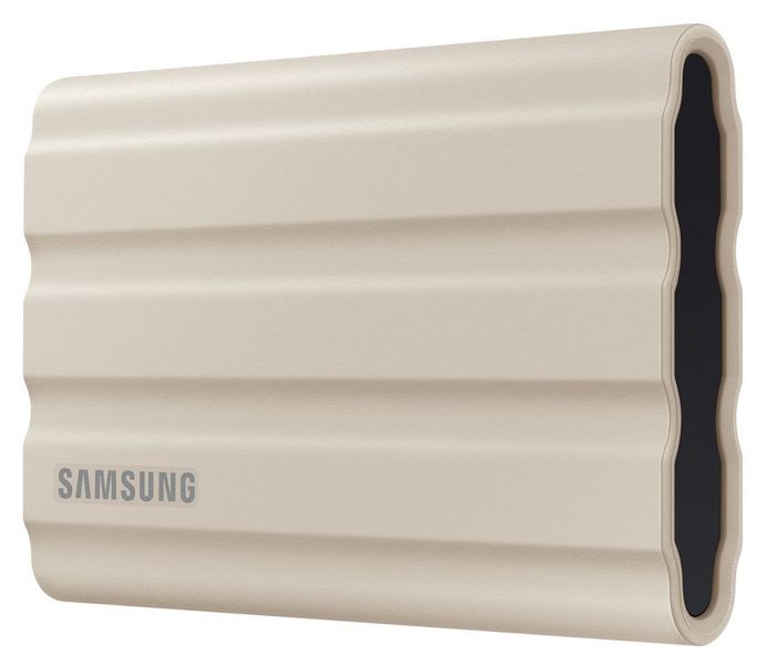 SAMSUNG Portátny SSD T7 Shield 2TB / USB 3.2 Gen 2 / USB-C / Externý / Béžový SSD disk, externý, 2TB, USB 3.2 Gen2 typ C, IP65, béžový