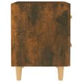 vidaXL Nočný stolík dymový dub 40x35x47,5 cm