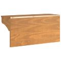 vidaXL Nástenný vešiak na kabáty SANDNES 87x30x42 cm borovicový masív