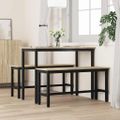 vidaXL Jedálenská lavička Sonoma dub 100 x 32,5 x 48,5 cm