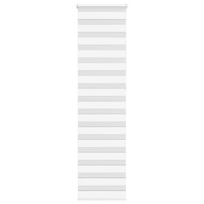vidaXL Zebra roleta biela 55x230 cm šírka látky 50,9 cm polyester