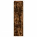 vidaXL Rozdeľovacia knižnica dymový dub 69,5x29x103,5 cm kompoz. drevo
