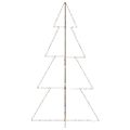 vidaXL Vianočný stromček, kužeľ, 360 LED, dovnútra aj von 143x250 cm