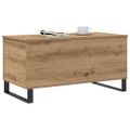 vidaXL Konferenčný stolík dub artisan 90x44,5x45 cm kompozitné drevo