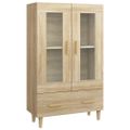 vidaXL Vysoká skrinka dub sonoma 70x31x115 cm spracované drevo