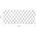 vidaXL Mriežkový plot z vŕbového prútia 5 ks 180x90 cm