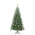 vidaXL Vianočný stromček Zelená 120 cm PVC