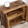 vidaXL Servírovacia skriňa Staré drevo 78 x 35 x 74.5 cm